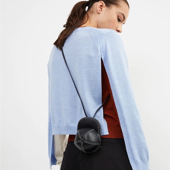 J.W. Anderson nano cap leather mini bag black crossbody - Picture 2 of 12